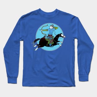 Mongolian Warrior Long Sleeve T-Shirt